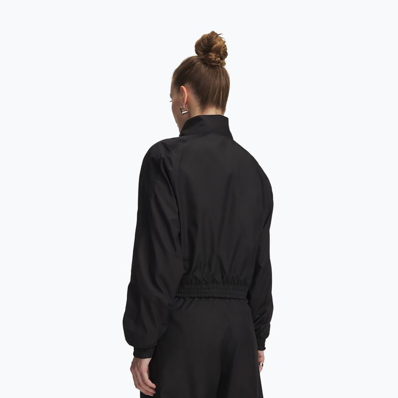 Giacca da allenamento da donna Under Armour Rival Woven Jacket ultimate black/white 2