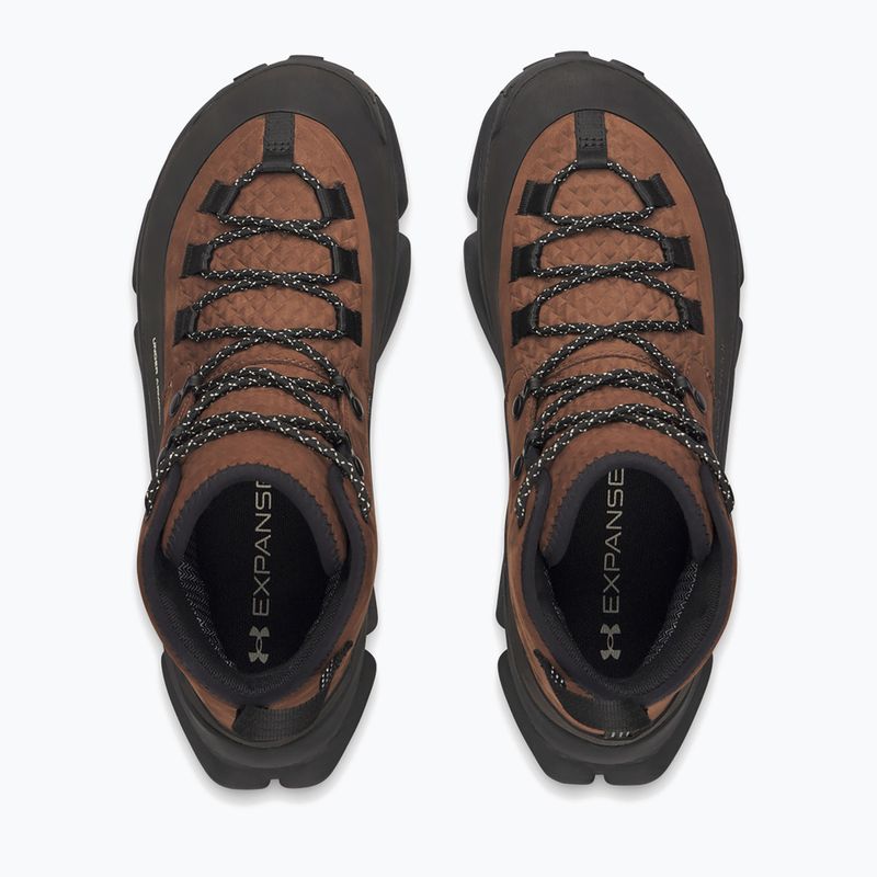 Scarpe da trekking uomo Under Armour Charged Expanse Mid LTHR WP Incense Brown/Black/Khaki Base 3