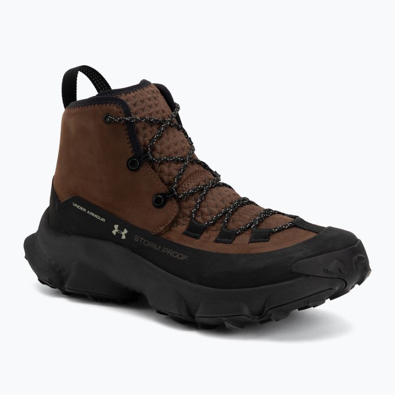 Scarpe da trekking uomo Under Armour Charged Expanse Mid LTHR WP Incense Brown/Black/Khaki Base