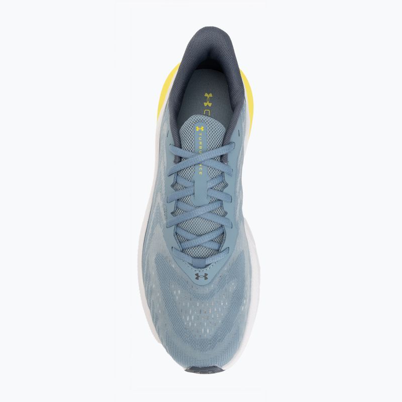Scarpe da corsa uomo Under Armour Turbulence 3 blue wind/downpour gray/flash light 5