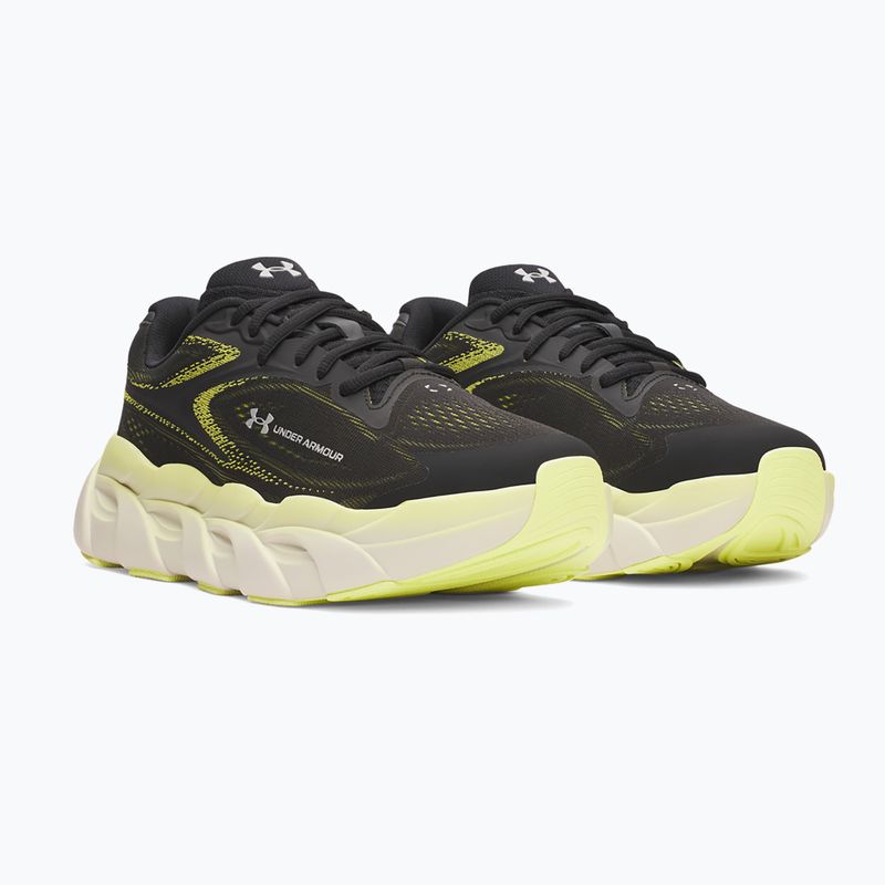 Scarpe da corsa uomo Under Armour Halo Runner 2 Ultimate Black/Sonic Yellow/Metallic Silver 2