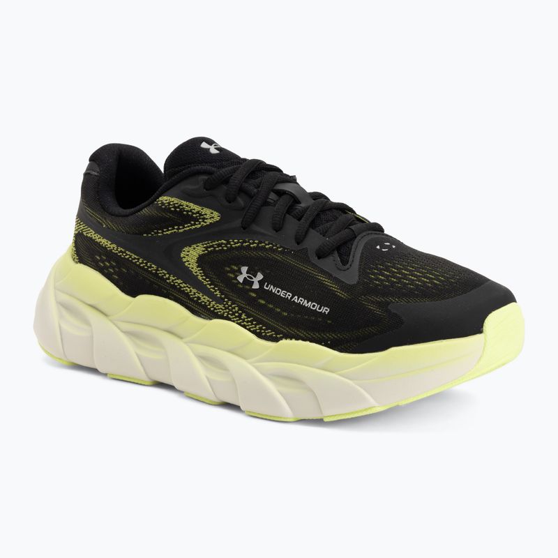 Scarpe da corsa uomo Under Armour Halo Runner 2 Ultimate Black/Sonic Yellow/Metallic Silver