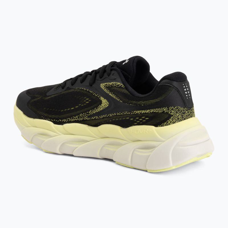 Scarpe da corsa uomo Under Armour Halo Runner 2 Ultimate Black/Sonic Yellow/Metallic Silver 3
