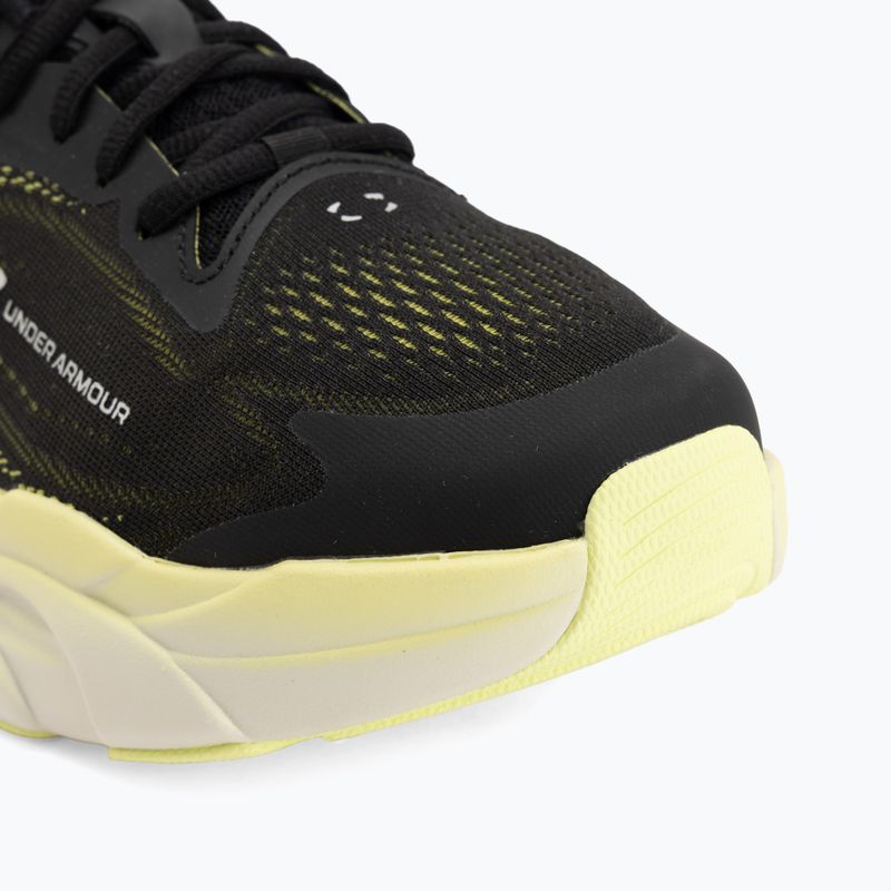 Scarpe da corsa uomo Under Armour Halo Runner 2 Ultimate Black/Sonic Yellow/Metallic Silver 7