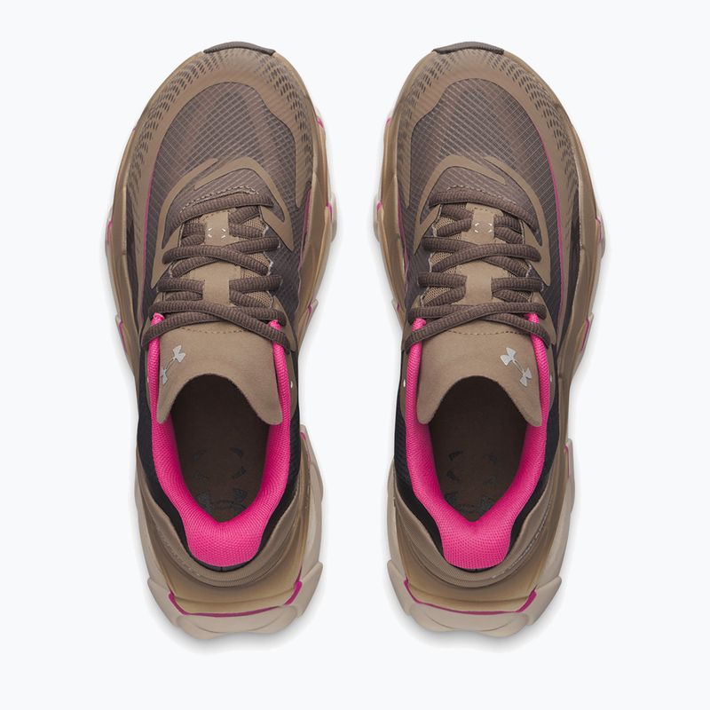 Scarpe da corsa donna Under Armour Halo Racer 2 desert taupe/virtual pink/peppercorn 3