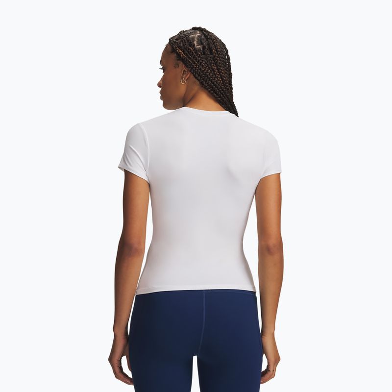 Maglia da allenamento donna Under Armour Motion Fitted SS white/halo gray 2