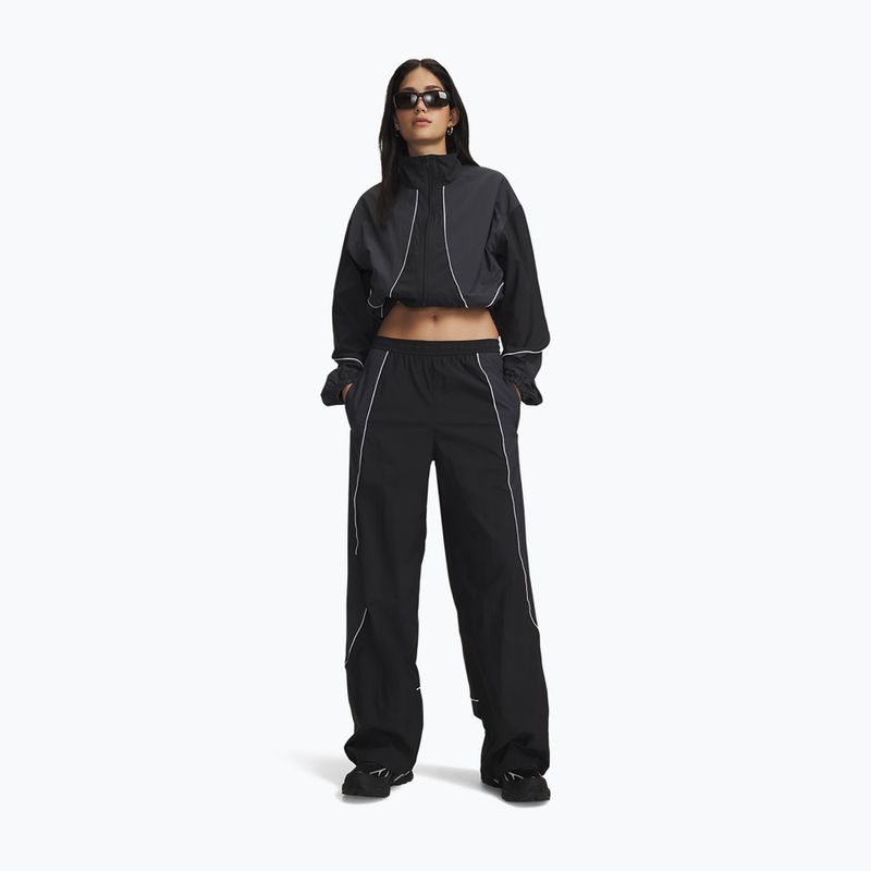 Pantaloni da donna Under Armour Unstoppable Woven Wind ultimate black/anthracite/anthracite 2