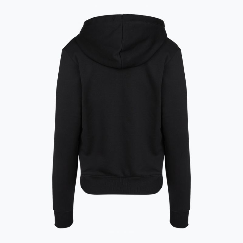 Felpa donna Under Armour Rival Fleece Full Zip ultimate black/white 2