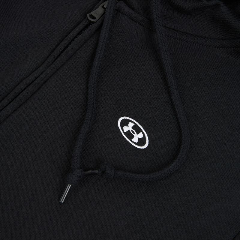 Felpa donna Under Armour Rival Fleece Full Zip ultimate black/white 3