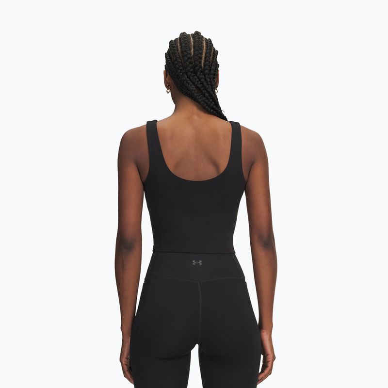 Maglia da allenamento donna Under Armour Motion Tank ultimate black/white 2