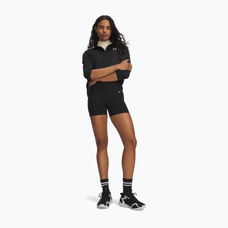 Pantaloncini da allenamento da donna Under Armour Motion Middy ultimate black/white 2
