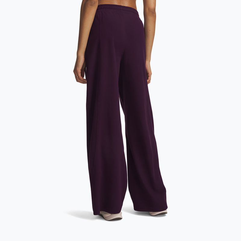 Pantaloni da allenamento da donna Under Armour Performance Fleece Pants purple echo/purple echo 3