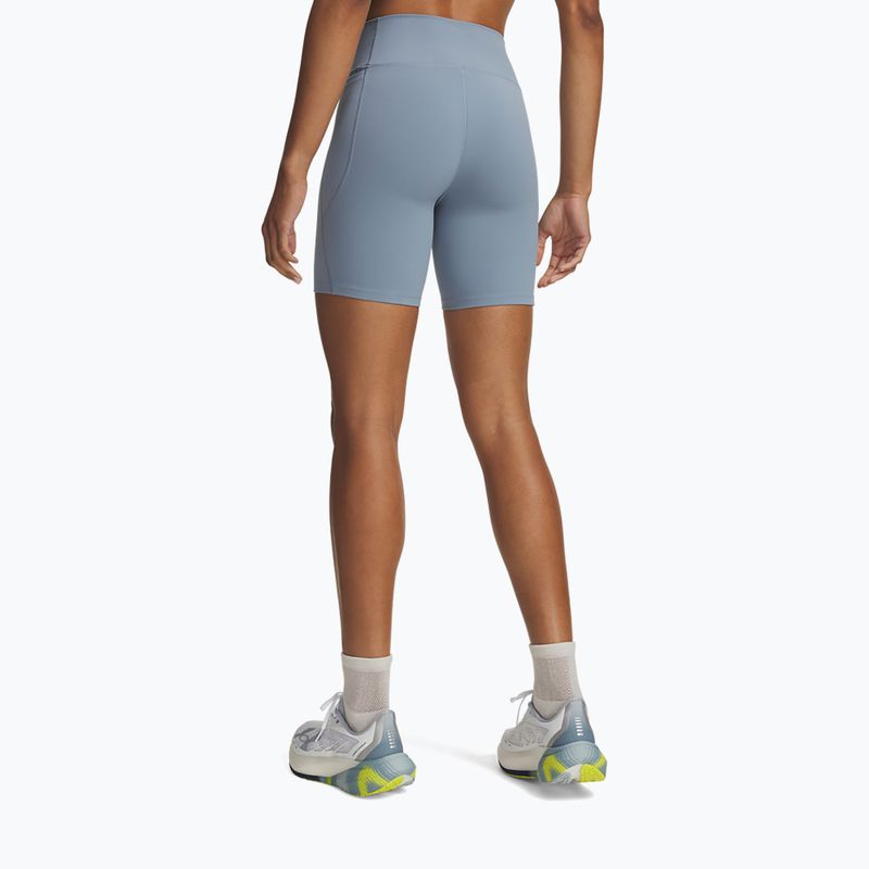 Pantaloncini da allenamento da donna Under Armour Motion Bike Shorts blue wind/blue fog 3