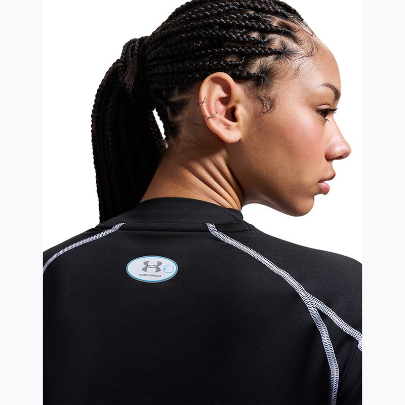 Longsleeve da allenamento da donna Under Armour ColdGear Elite Mock ultimate black/reflective 7