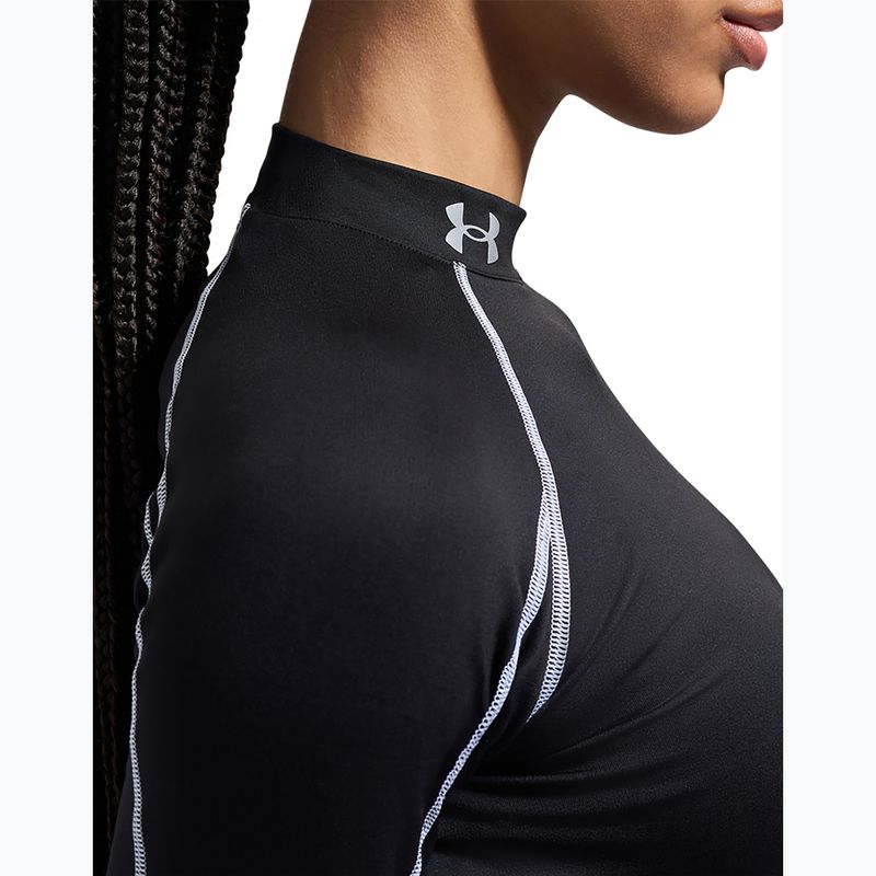 Longsleeve da allenamento da donna Under Armour ColdGear Elite Mock ultimate black/reflective 8
