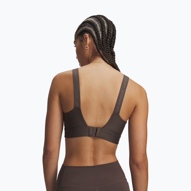 Reggiseno sportivo Under Armour Infinity High 2.0 peppercorn/peppercorn 2