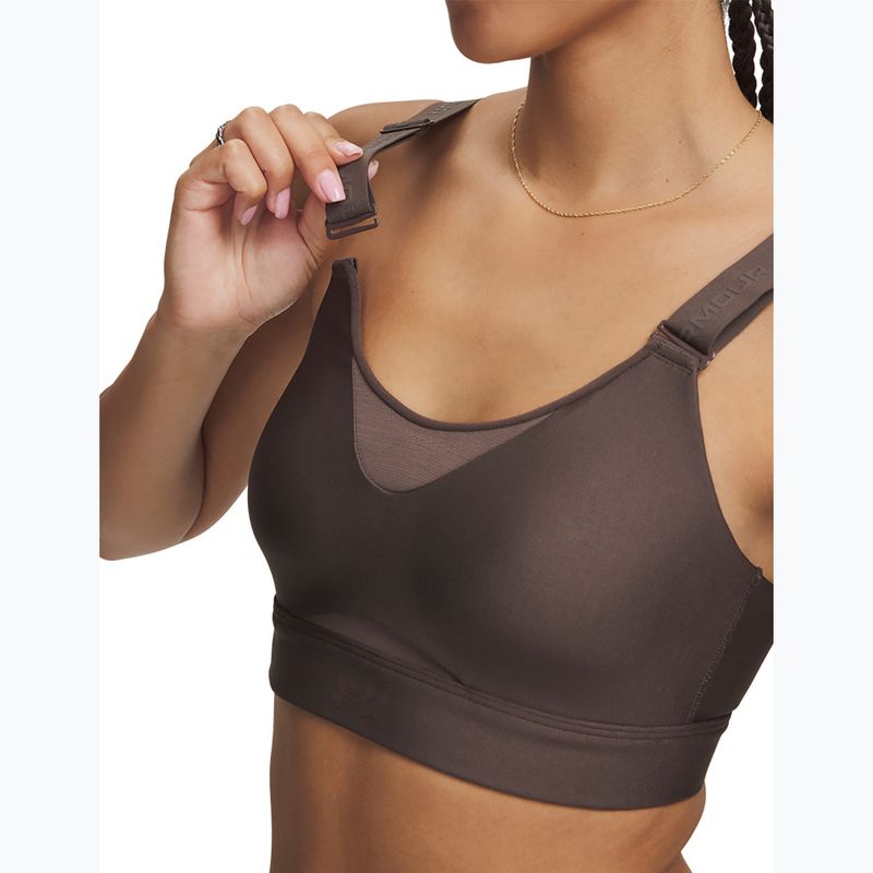 Reggiseno sportivo Under Armour Infinity High 2.0 peppercorn/peppercorn 3