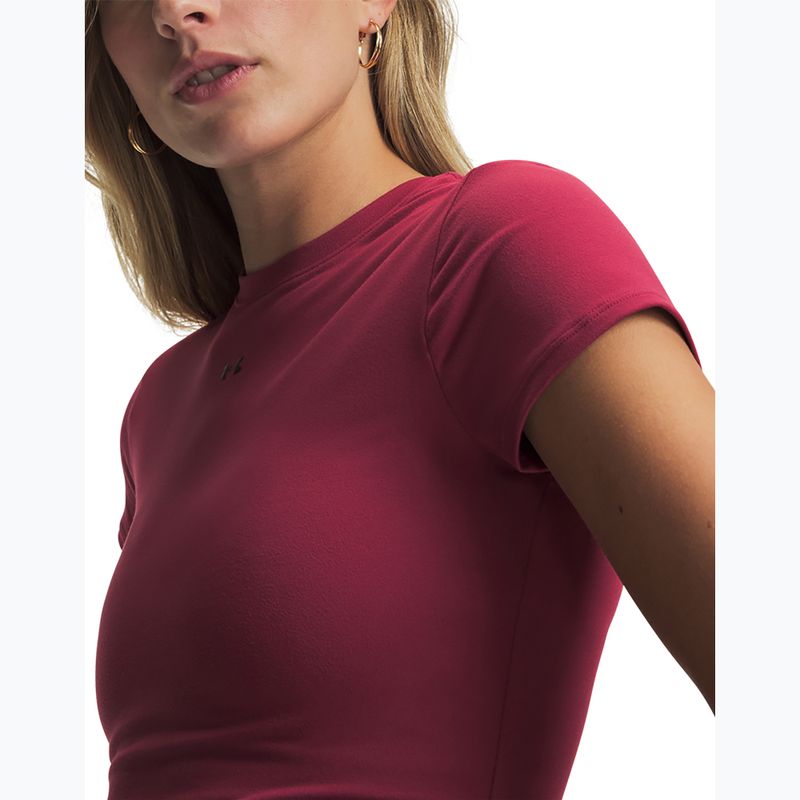 Maglia da allenamento donna Under Armour Motion Fitted SS claret/ox blood 3