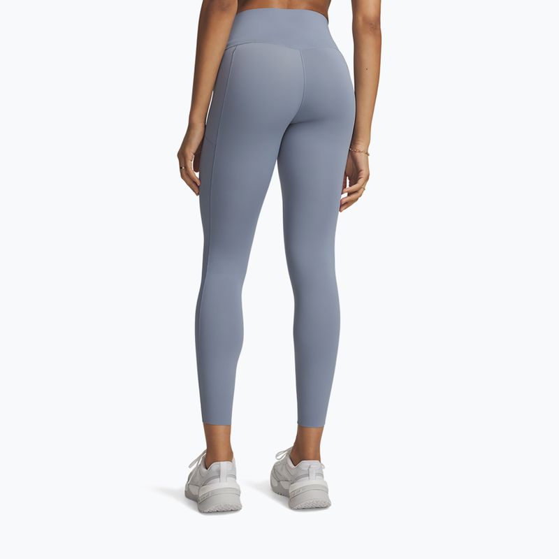 Leggings da allenamento donna Under Armour Vanish Elite Leggings blue wind/metallic silver 3