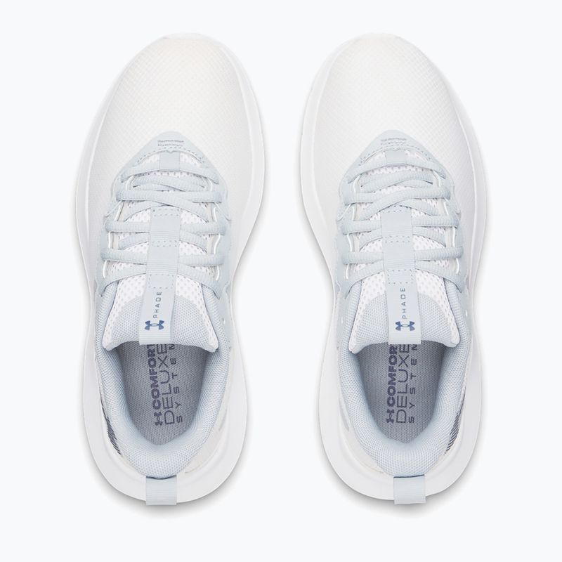 Scarpe da corsa donna Under Armour Phade RN 4 white/blue fog/blackout navy 3