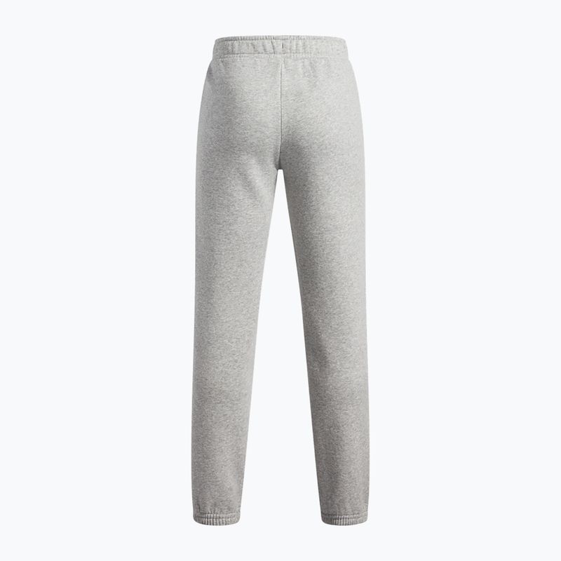 Pantaloni per bambini Under Armour B Rival Fleece Jogger mod gray light heather/white 2