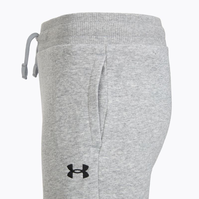 Pantaloncini bambini Under Armour Rival LW Shorts mod gray light heather/black 3