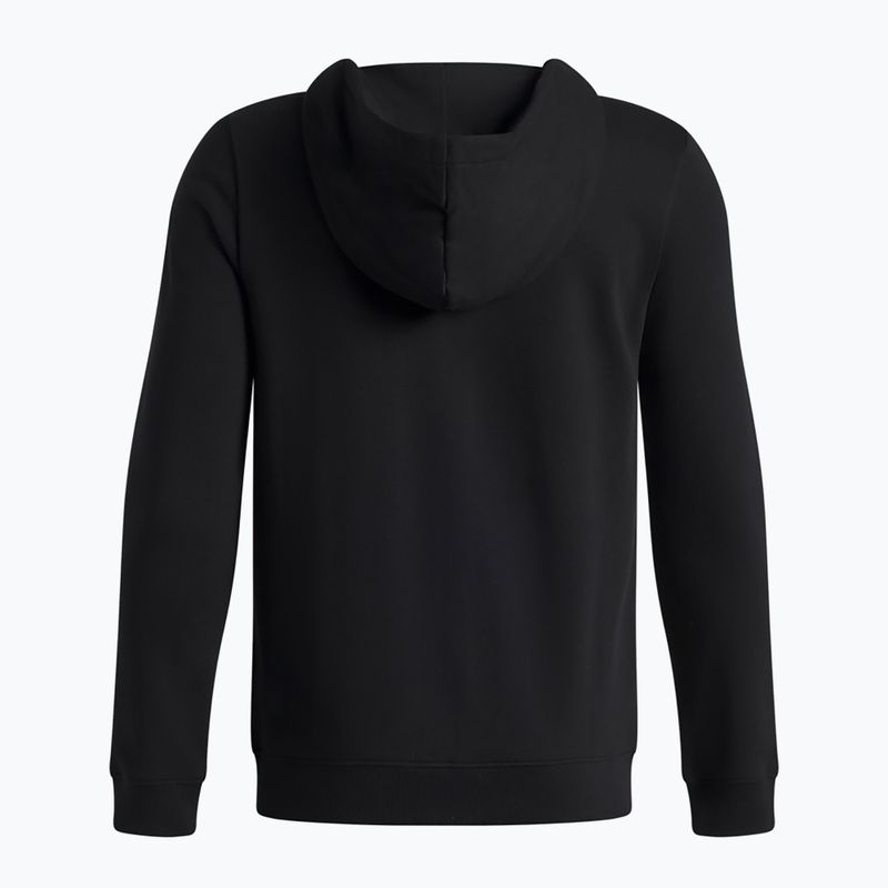 Felpa bambini Under Armour Rival Lightweight Full Zip ultimate black/black 2