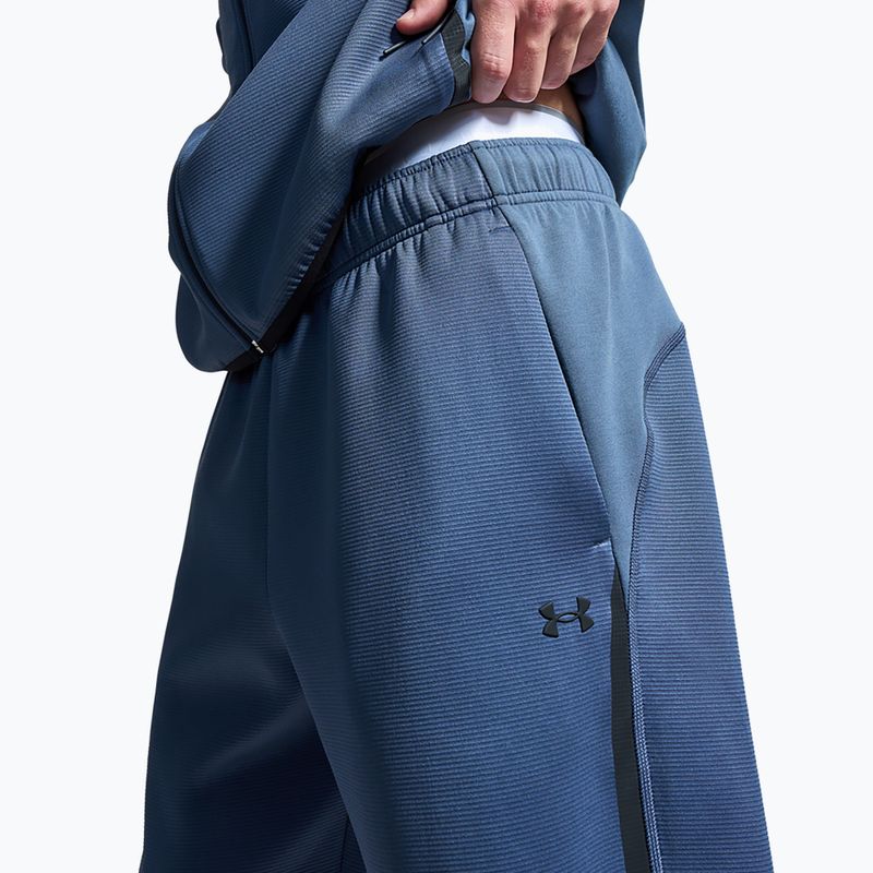 Pantaloni da uomo Under Armour Unstoppable Fleece Jogger Downpour Gray/Black 6