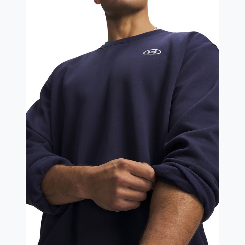 Felpa da uomo Under Armour Rival Fleece Crew midnight navy/white 3