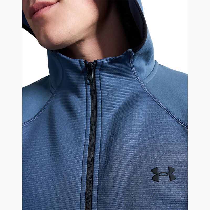 Felpa da allenamento uomo Under Armour Unstoppable Fleece downpour gray/black 7