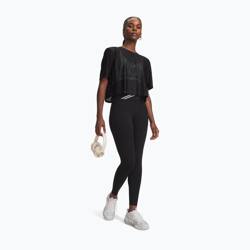 Leggings da allenamento donna Under Armour Motion Sport Tape Leggings ultimate black/castlerock/white 2