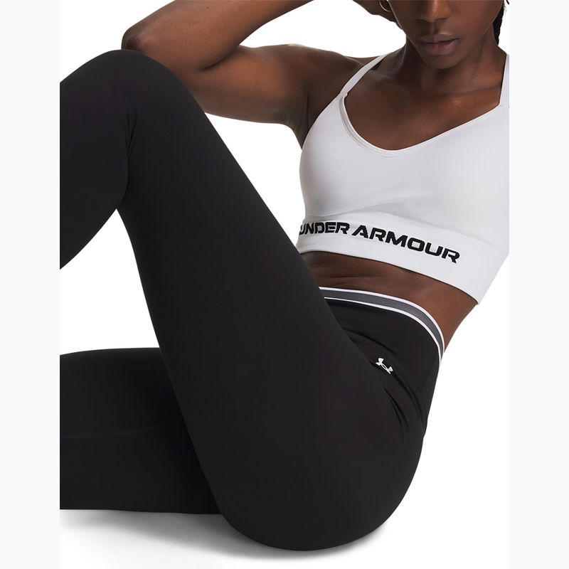 Leggings da allenamento donna Under Armour Motion Sport Tape Leggings ultimate black/castlerock/white 4