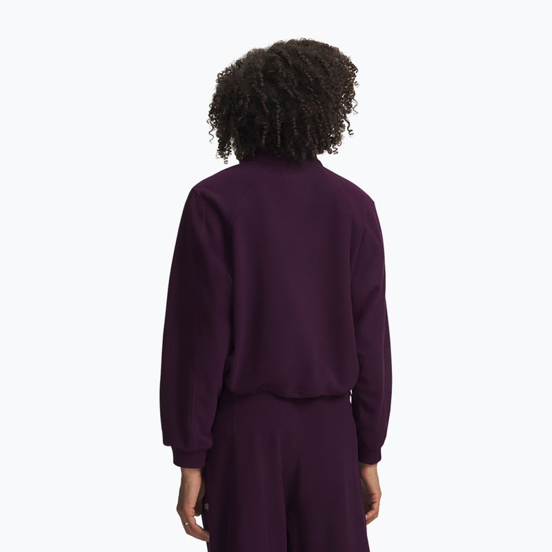 Felpa da allenamento donna Under Armour Performance Fleece Qz purple echo/purple echo 2