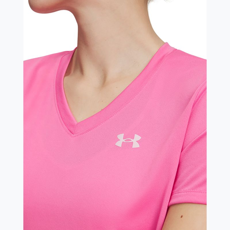 Maglia da allenamento donna Under Armour Tech SSV Solid pink frenzy/prime pink 3