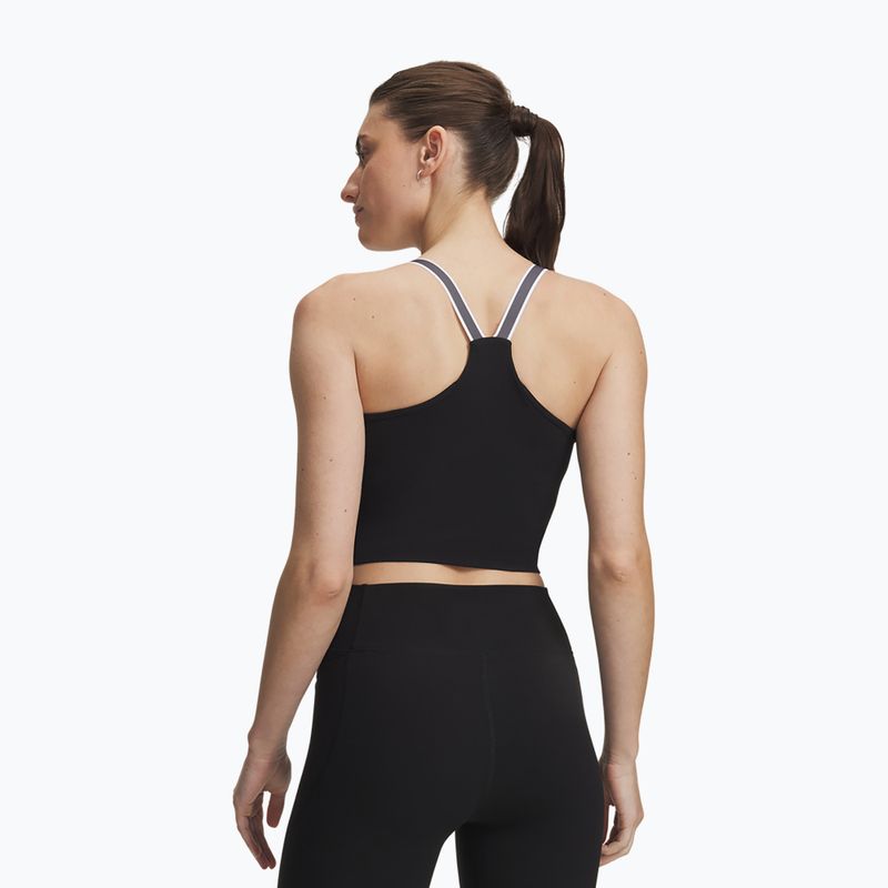 Maglia da allenamento donna Under Armour Motion Sport Tape Tank ultimate black/castlerock/white 2
