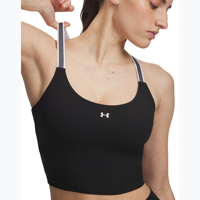 Maglia da allenamento donna Under Armour Motion Sport Tape Tank ultimate black/castlerock/white 3
