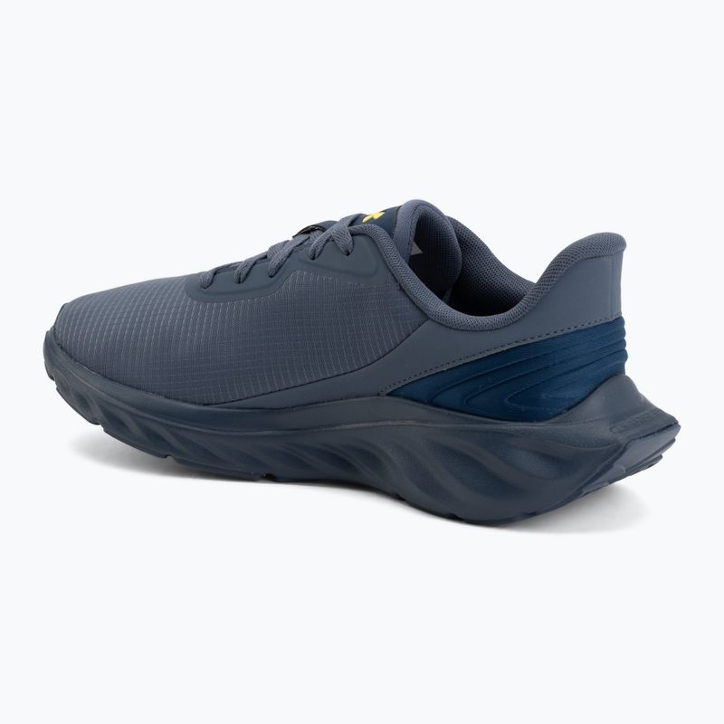 Scarpe da corsa uomo Under Armour Ascend BL downpour gray/downpour gray/flash light 3