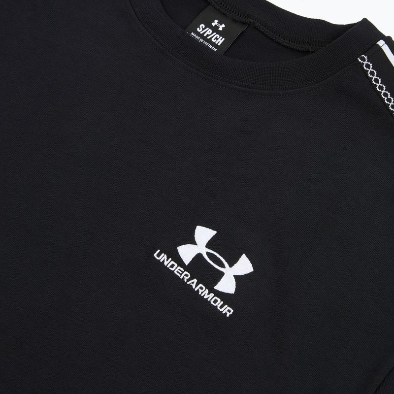 T-shirt da uomo Under Armour Icon HWT Tee Taped SS ultimate black/white 3