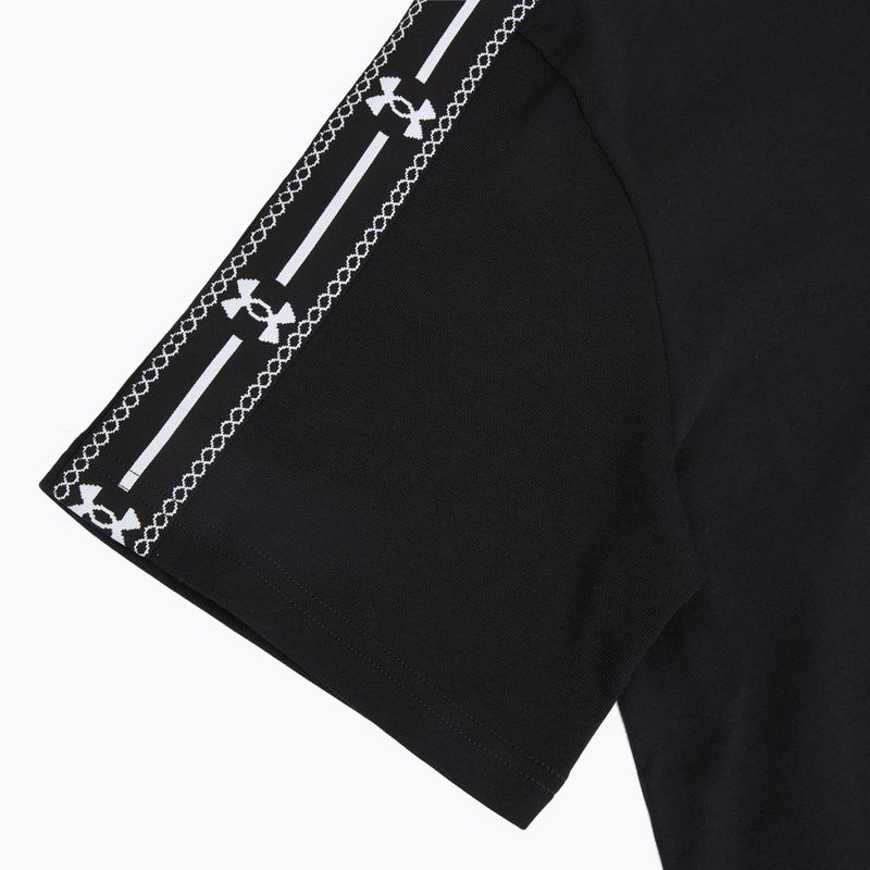 T-shirt da uomo Under Armour Icon HWT Tee Taped SS ultimate black/white 4