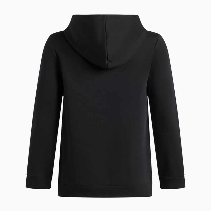 Felpa bambini Under Armour B Rival Fleece Hoodie ultimate black/white 2