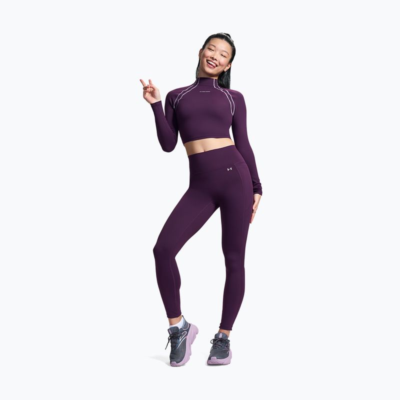 Leggings da allenamento donna Under Armour Motion Leggings purple echo/mauve pink 2
