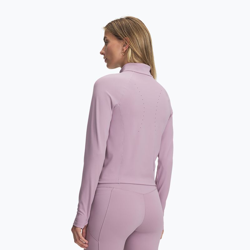 Felpa da allenamento donna Under Armour Vanish Elite mauve pink/metallic silver 2