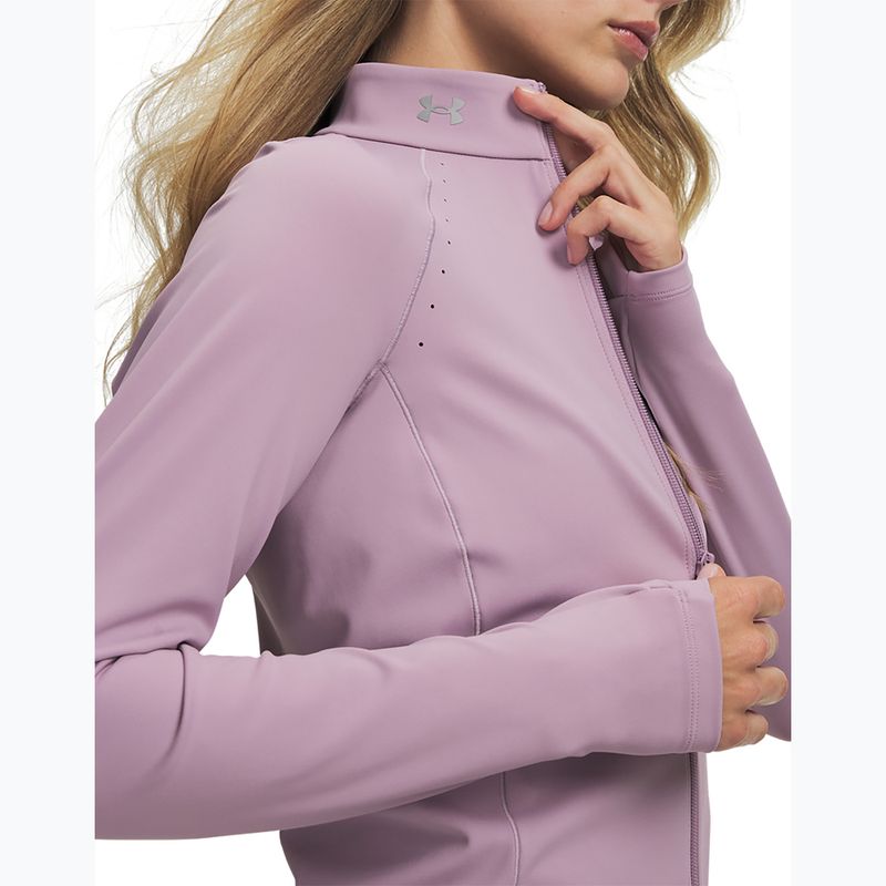 Felpa da allenamento donna Under Armour Vanish Elite mauve pink/metallic silver 3