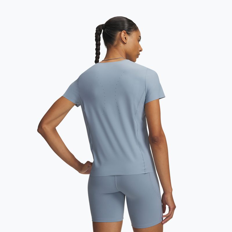 Maglia da allenamento donna Under Armour Vanish Elite SS blue wind/metallic silver 2