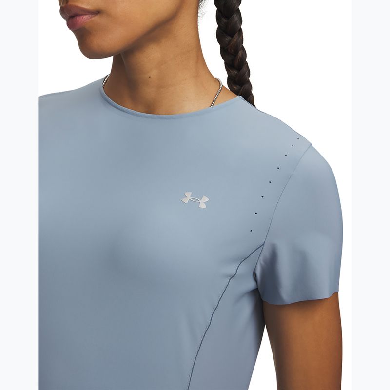 Maglia da allenamento donna Under Armour Vanish Elite SS blue wind/metallic silver 3