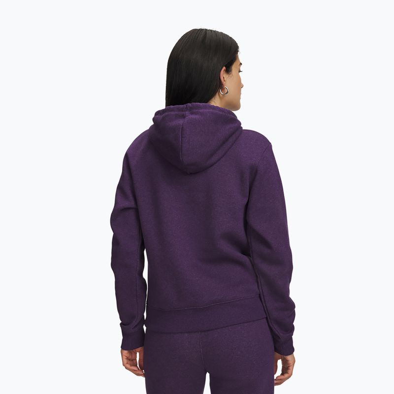 Felpa donna Under Armour Rival Fleece Hoodie purple echo light heather/purple echo 2