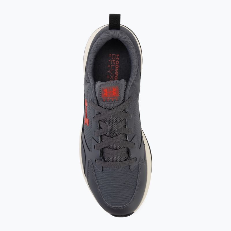 Scarpe da allenamento uomo Under Armour Charged Edge castlerock/winter white/anthem red 5