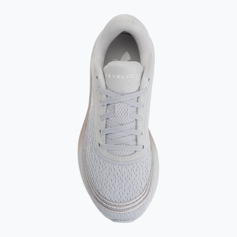 Scarpe da corsa donna Under Armour Velociti Sport halo gray/metallic buff/white 5