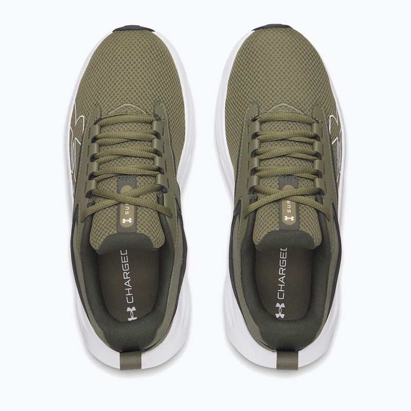 Scarpe da corsa uomo Under Armour Surge 5 marine od green/baroque green/white 3