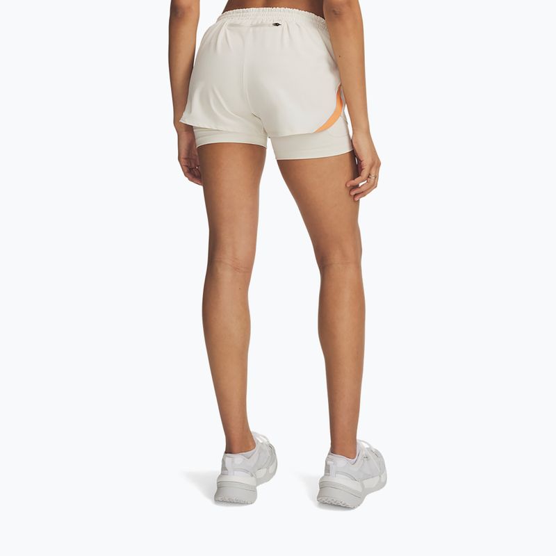 Pantaloncini da corsa da donna Under Armour Velociti Pro 4" 2N1 Shorts stone/reflective 3
